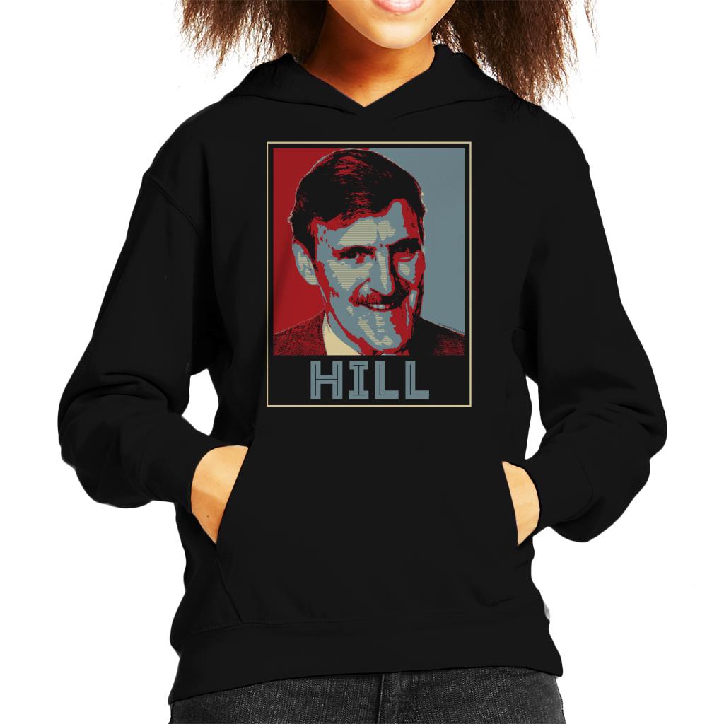 TV Times Jimmy Hill Sports Presenter Kids Hooded Sweatshirt-ALL + EVERY