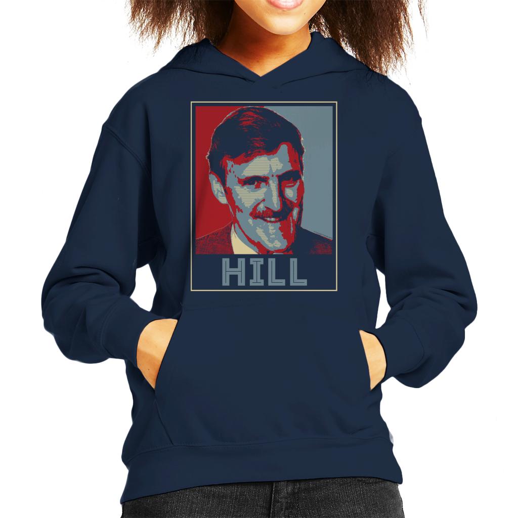 TV Times Jimmy Hill Sports Presenter Kids Hooded Sweatshirt-ALL + EVERY