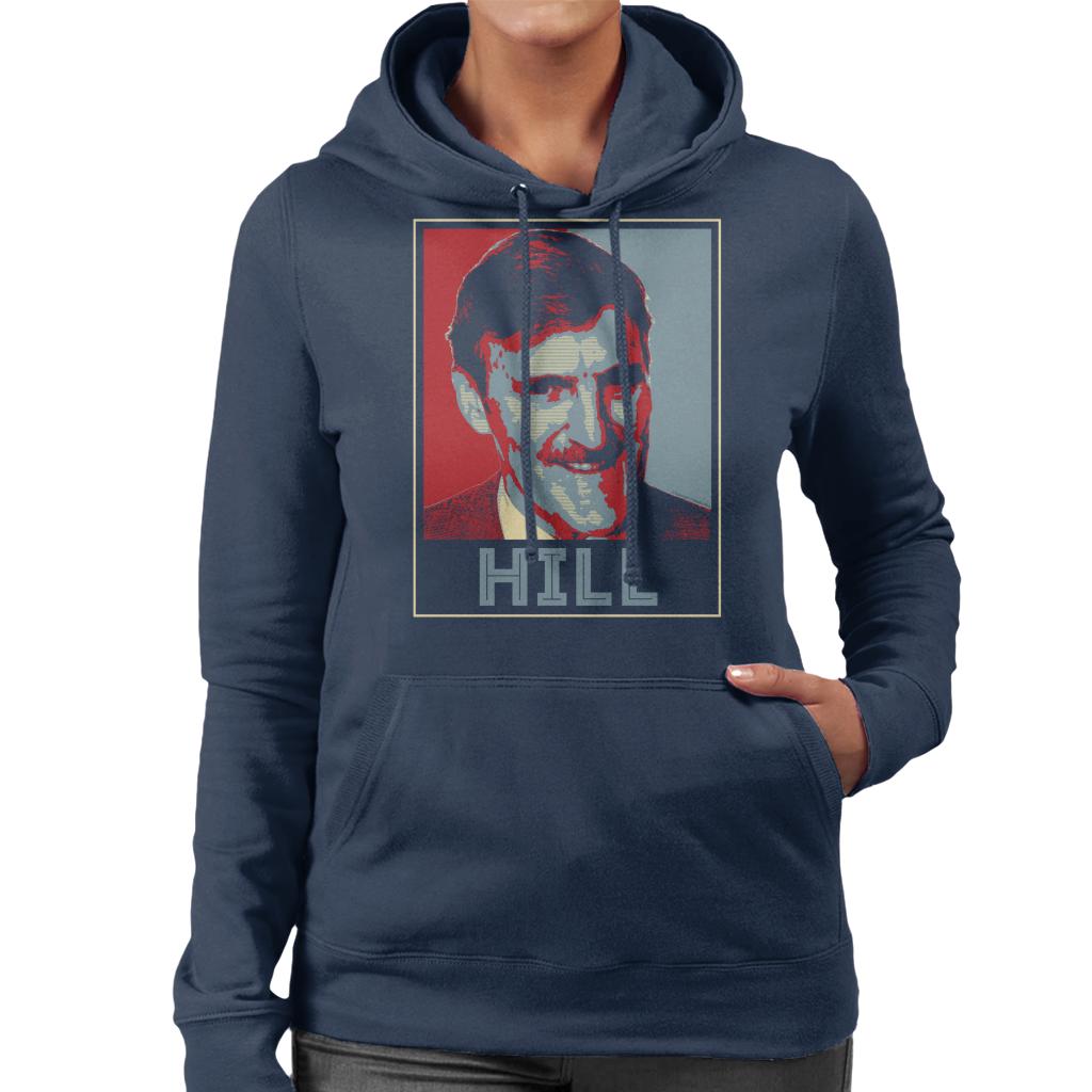 TV Times Jimmy Hill Sports Presenter Women's Hooded Sweatshirt-ALL + EVERY