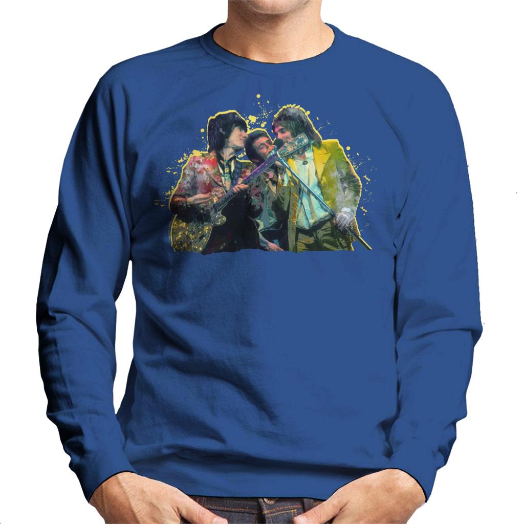 TV Times Rod Stewart With The Faces And Ronnie Wood Men's Sweatshirt-ALL + EVERY