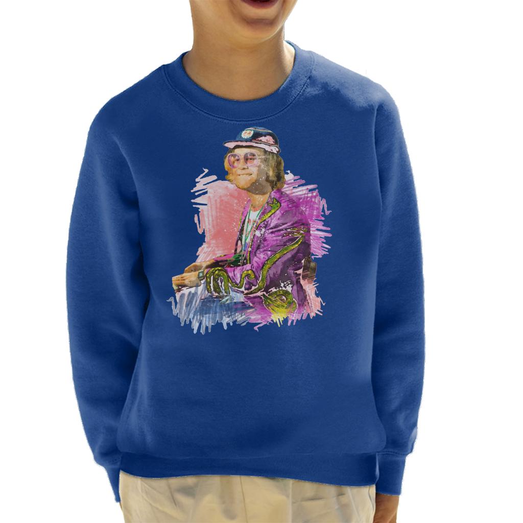 TV Times Flamboyant Elton John 1977 Kids Sweatshirt-ALL + EVERY