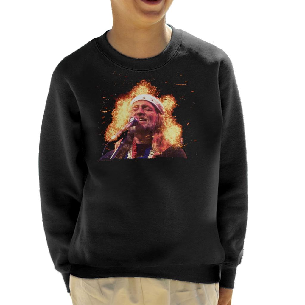 TV Times Country And Western Singer Willie Nelson Kids Sweatshirt-ALL + EVERY