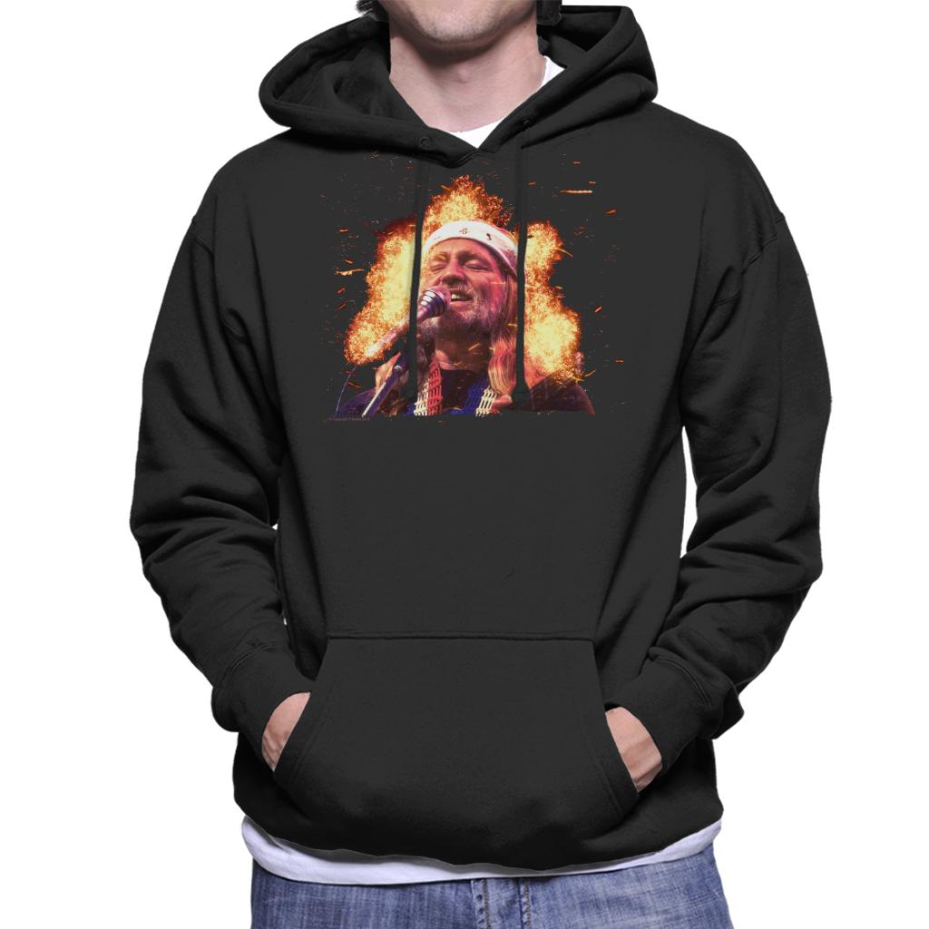 TV Times Country And Western Singer Willie Nelson Men's Hooded Sweatshirt-ALL + EVERY