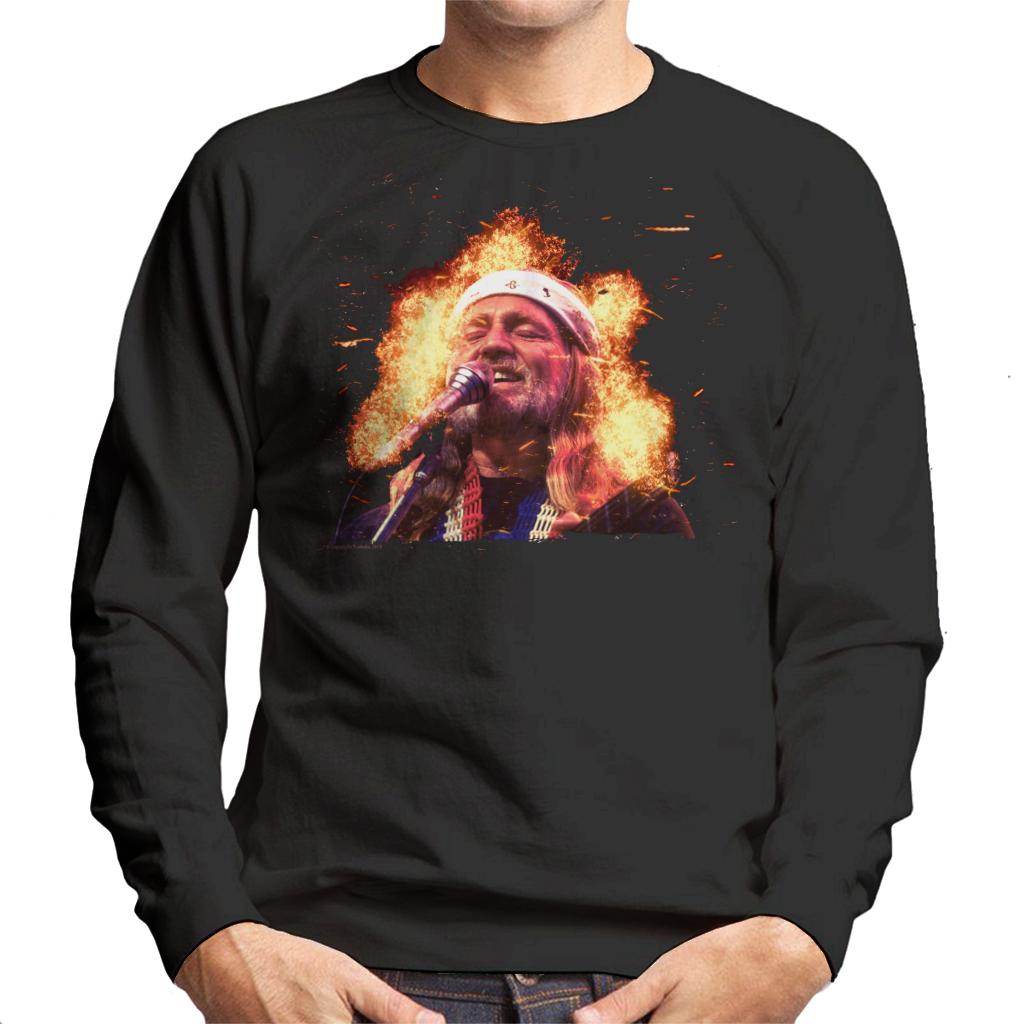 TV Times Country And Western Singer Willie Nelson Men's Sweatshirt-ALL + EVERY