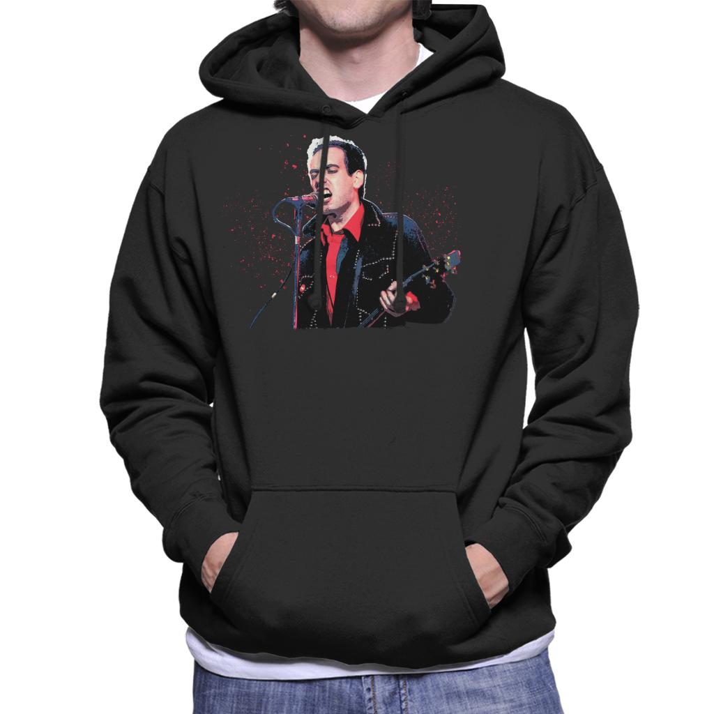 TV Times Mick Jones Of The Clash On Stage 1983 Men's Hooded Sweatshirt-ALL + EVERY