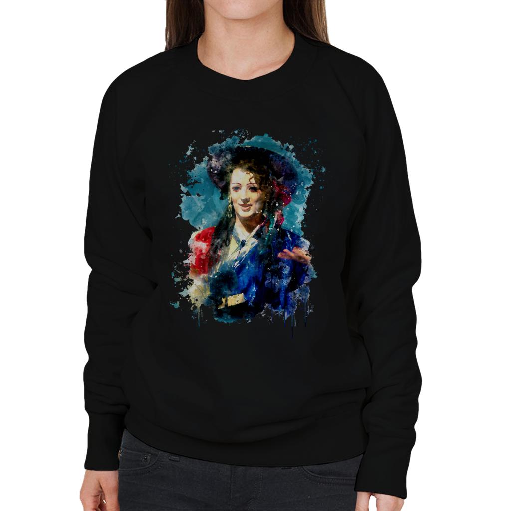 TV Times Boy George Of Culture Club TVT Awards 1984 Women's Sweatshirt-ALL + EVERY