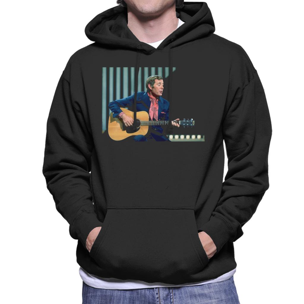 TV Times Val Doonican Playing Guitar 1972 Men's Hooded Sweatshirt-ALL + EVERY