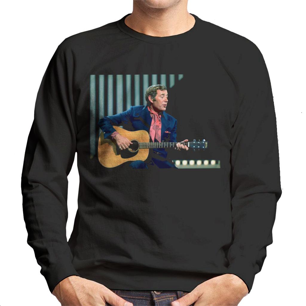 TV Times Val Doonican Playing Guitar 1972 Men's Sweatshirt-ALL + EVERY