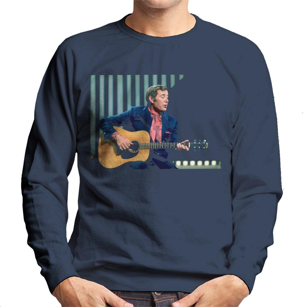 TV Times Val Doonican Playing Guitar 1972 Men's Sweatshirt-ALL + EVERY