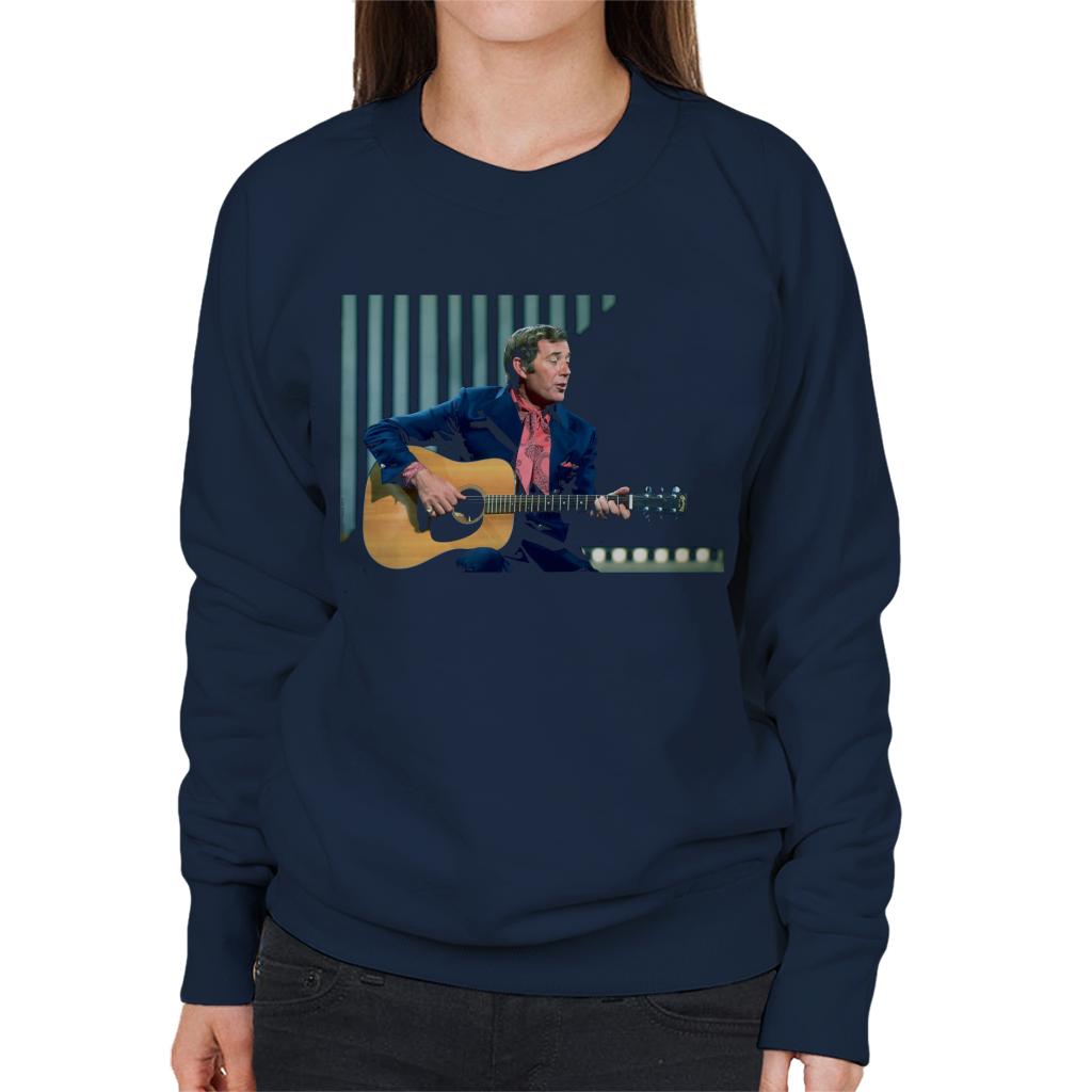 TV Times Val Doonican Playing Guitar 1972 Women's Sweatshirt-ALL + EVERY