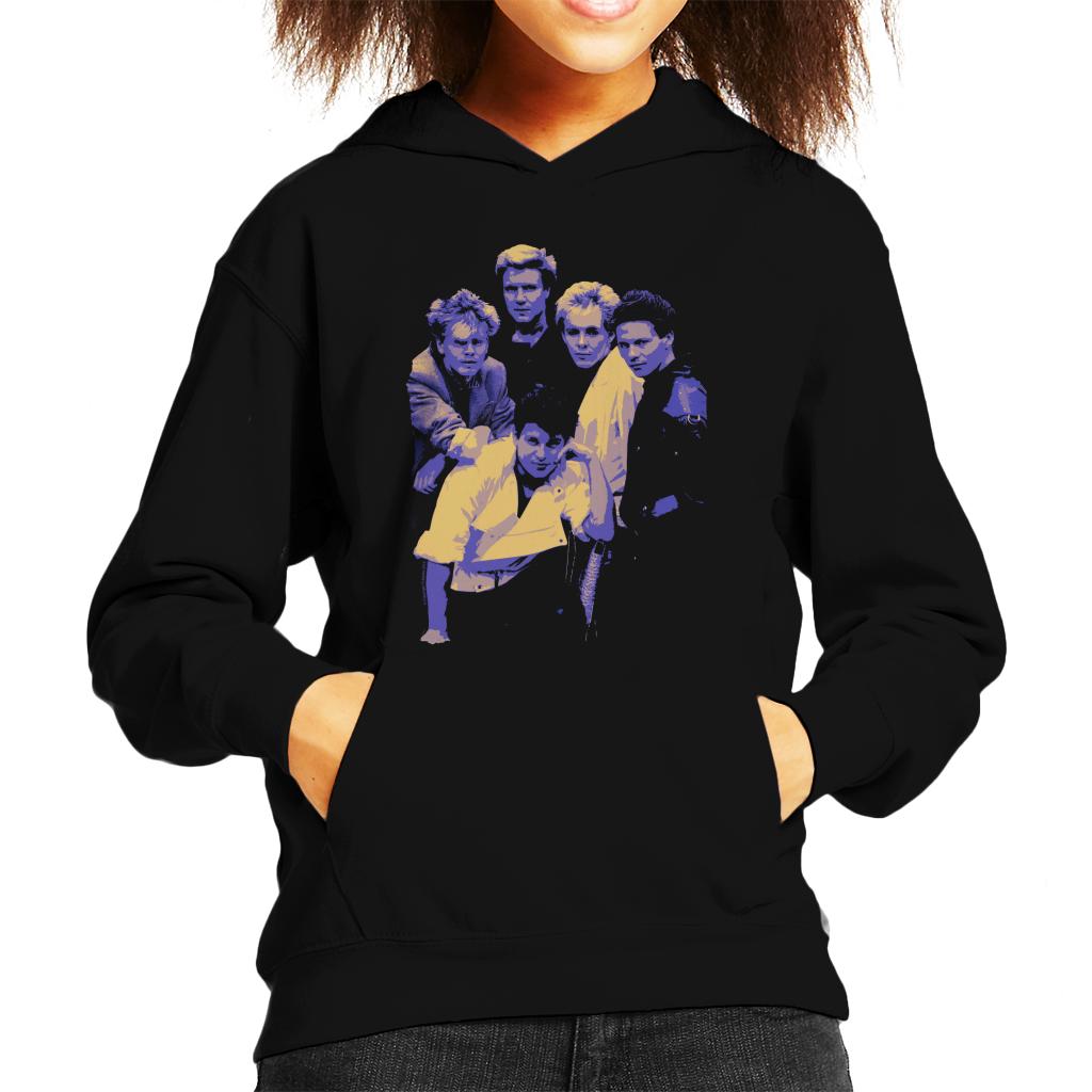 TV Times Duran Duran Band Portrait Blue 1983 Kids Hooded Sweatshirt-ALL + EVERY