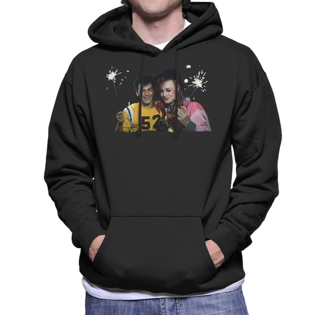 TV Times Boy George And Jon Moss Sparklers Men's Hooded Sweatshirt-ALL + EVERY