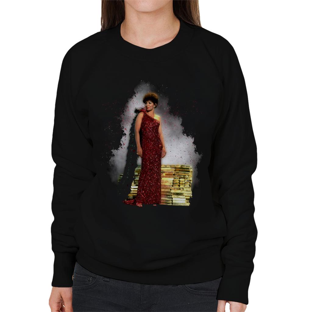 TV Times Shirley Bassey Sparkly Dress Women's Sweatshirt-ALL + EVERY