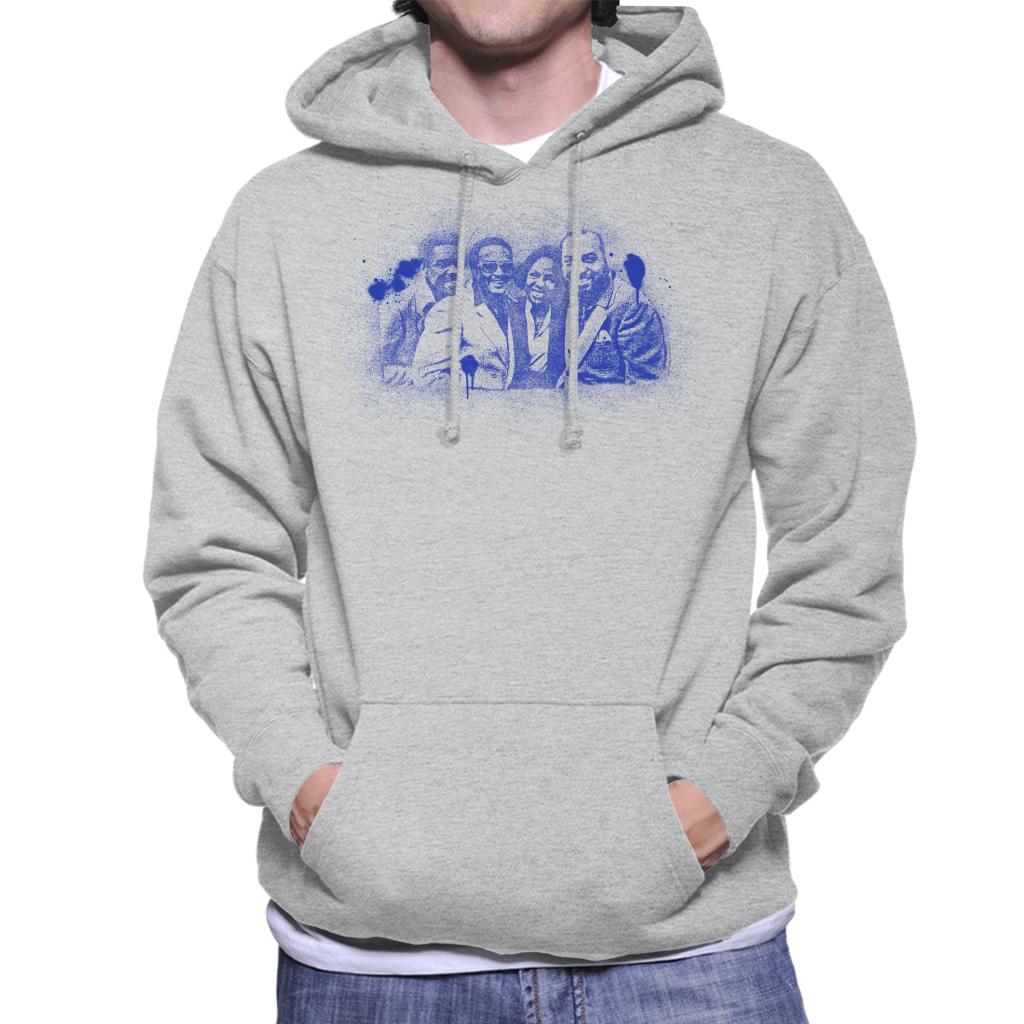 TV Times Gladys Knight And The Pips 1980 Paint Splatter Men's Hooded Sweatshirt-ALL + EVERY