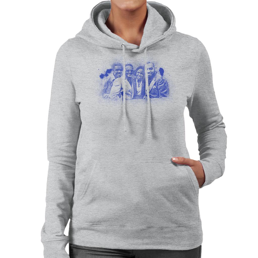 TV Times Gladys Knight And The Pips 1980 Paint Splatter Women's Hooded Sweatshirt-ALL + EVERY