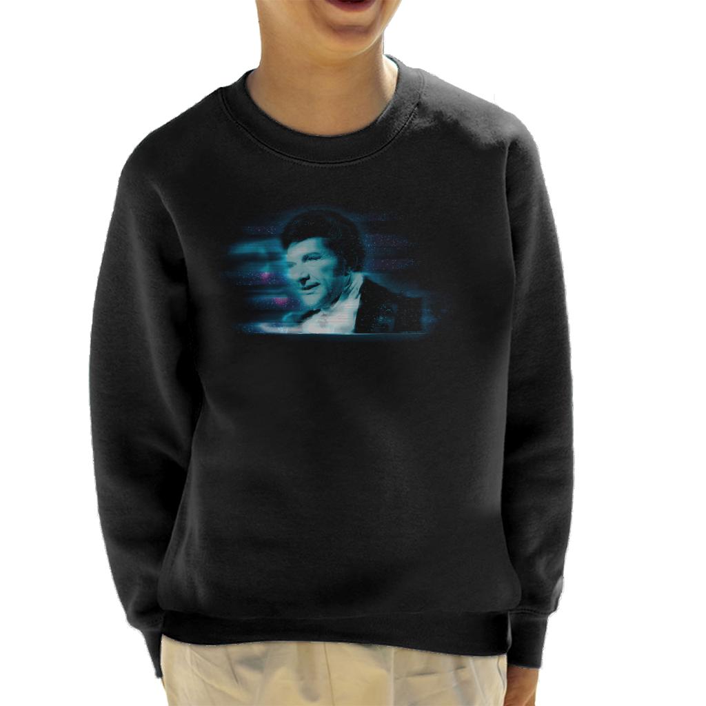 TV Times Pianist Liberace Blue Static Kids Sweatshirt-ALL + EVERY