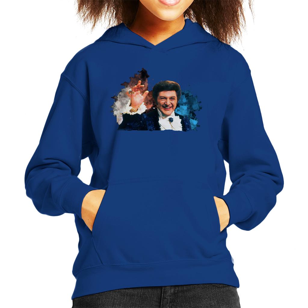 TV Times Singer Liberace Paint Splatter Kids Hooded Sweatshirt-ALL + EVERY