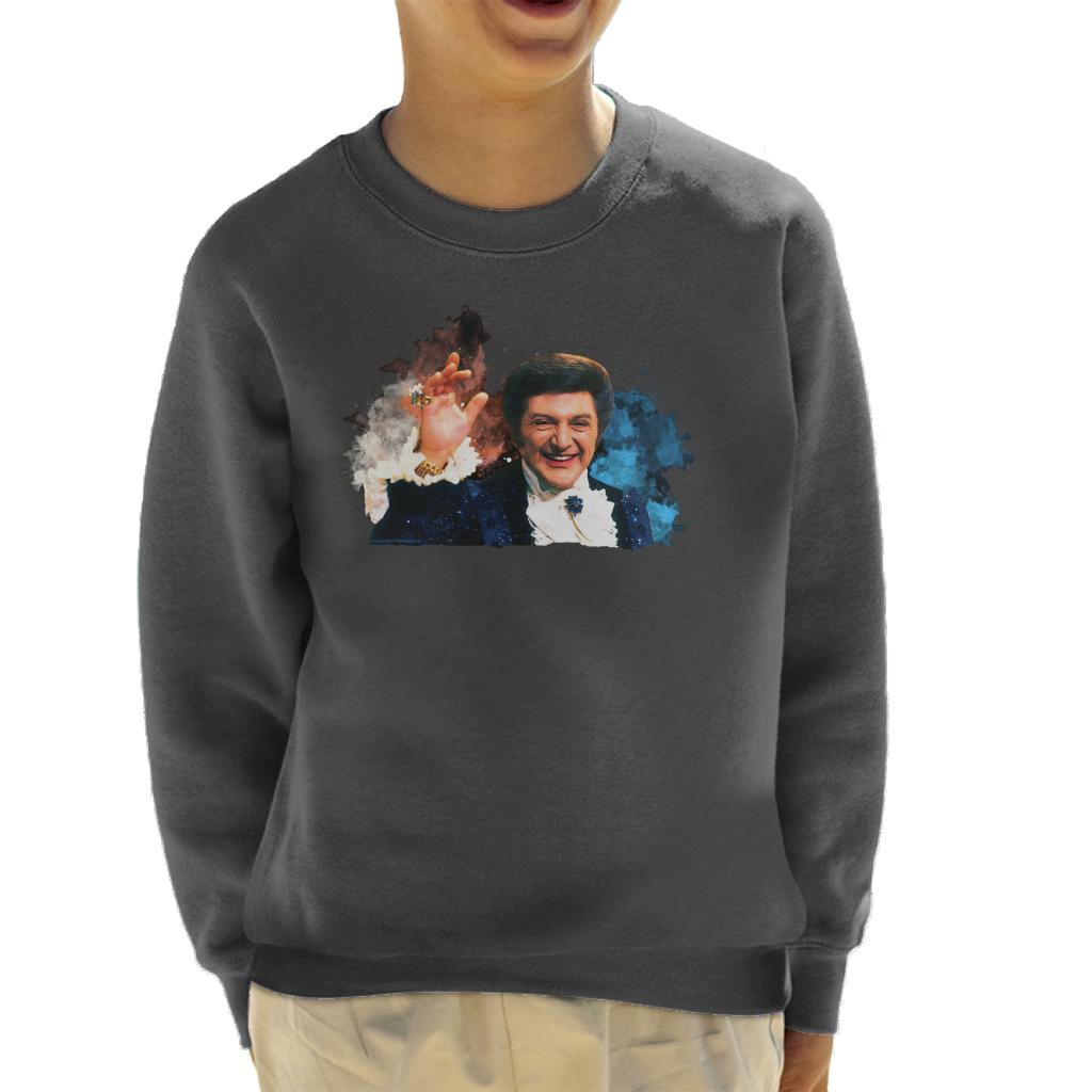 TV Times Singer Liberace Paint Splatter Kids Sweatshirt-ALL + EVERY