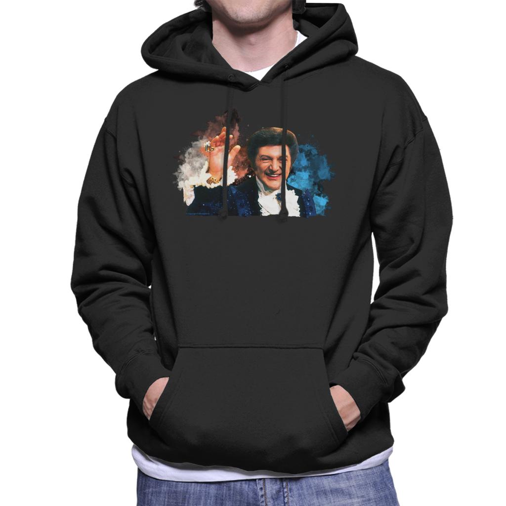 TV Times Singer Liberace Paint Splatter Men's Hooded Sweatshirt-ALL + EVERY