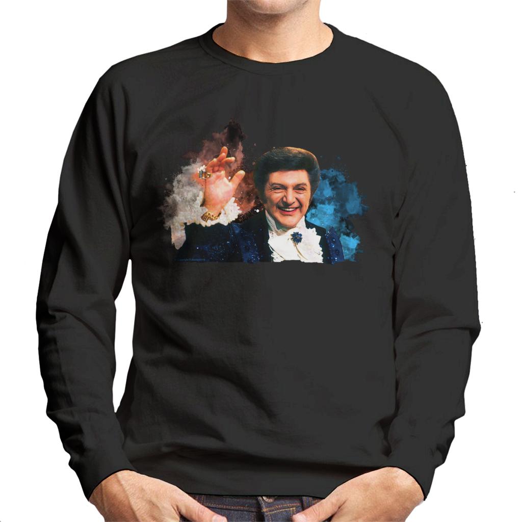 TV Times Singer Liberace Paint Splatter Men's Sweatshirt-ALL + EVERY