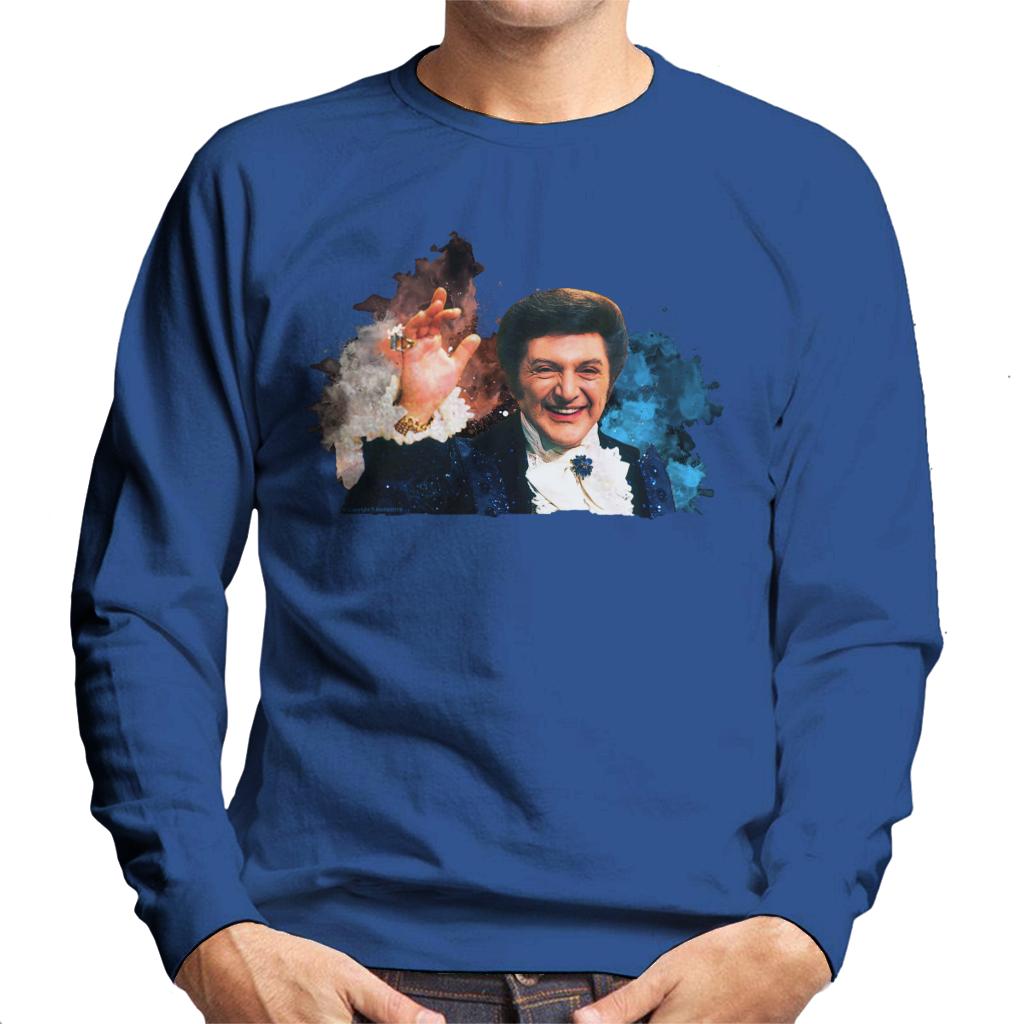 TV Times Singer Liberace Paint Splatter Men's Sweatshirt-ALL + EVERY