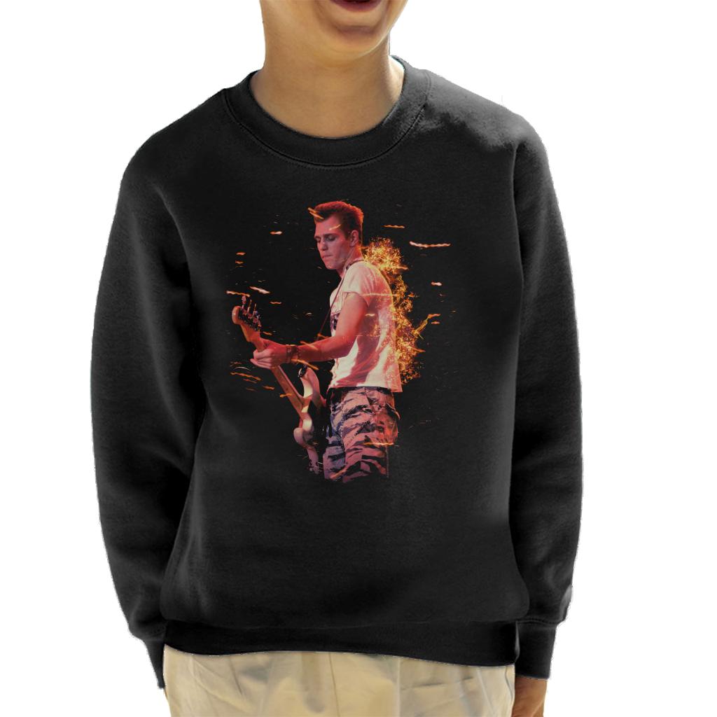 TV Times The Clash Bass Player Paul Simonon Kids Sweatshirt-ALL + EVERY