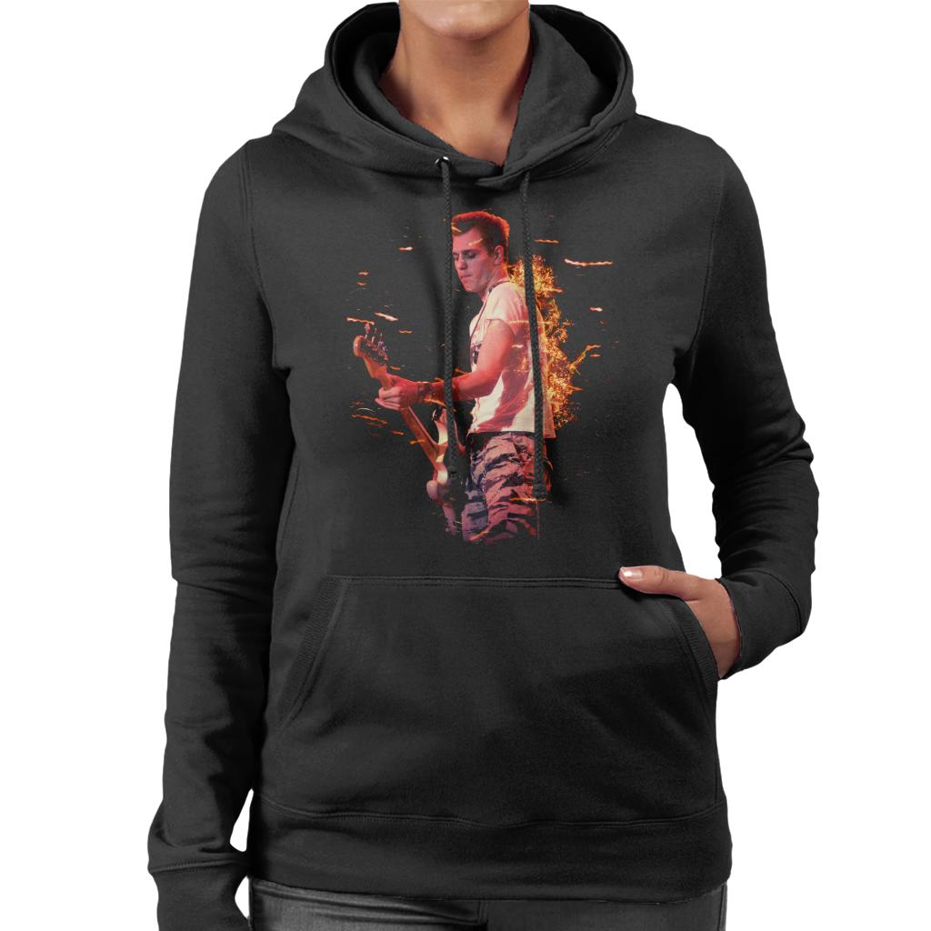 TV Times The Clash Bass Player Paul Simonon Women's Hooded Sweatshirt-ALL + EVERY