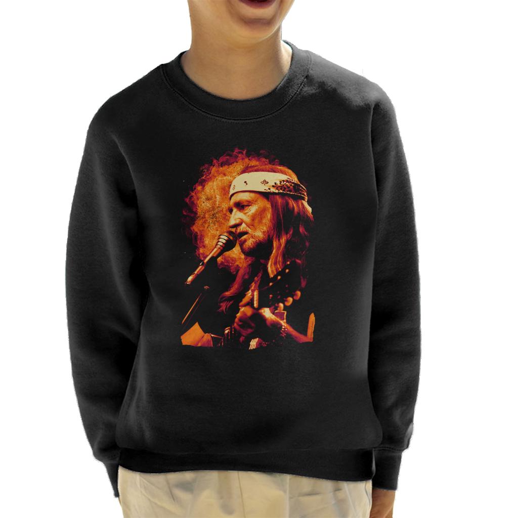 TV Times Singer Willie Nelson 1983 Kids Sweatshirt-ALL + EVERY