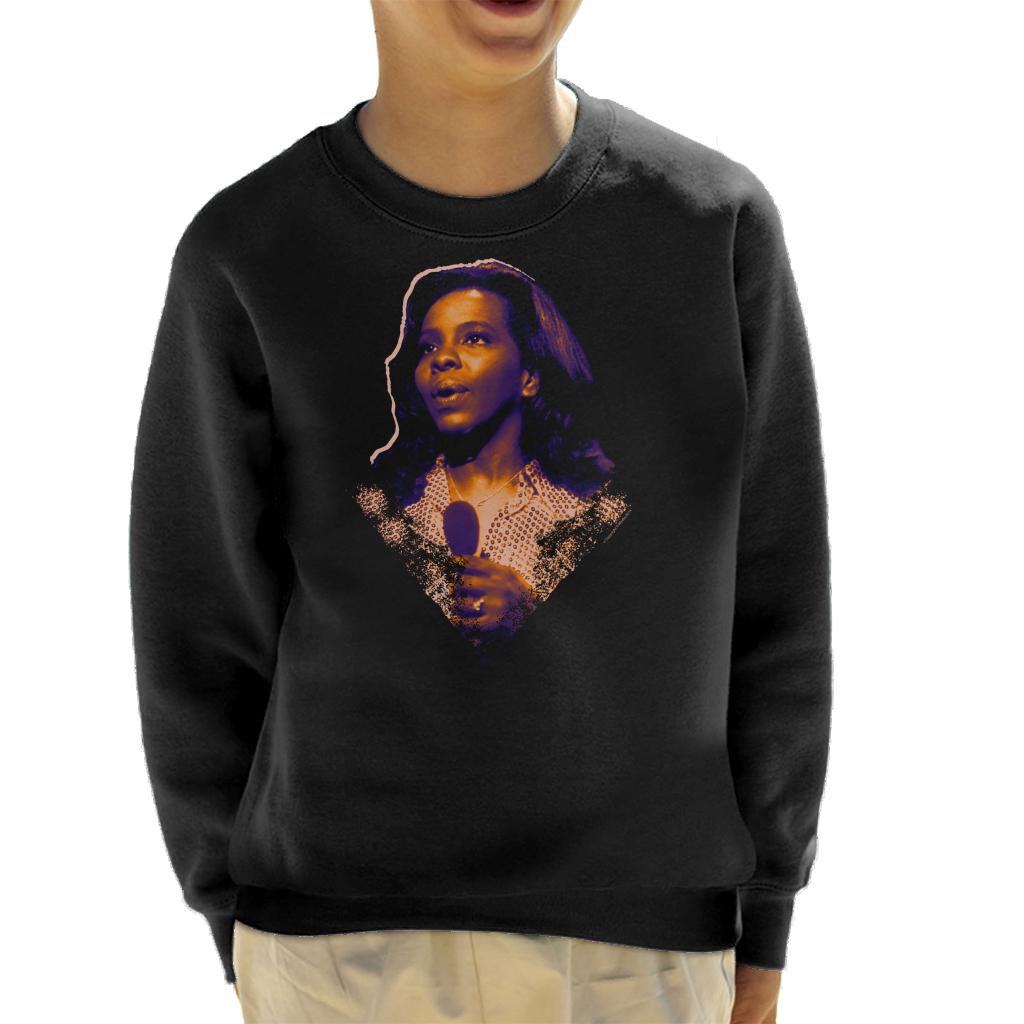 TV Times Soul Singer Gladys Knight 1971 Kids Sweatshirt-ALL + EVERY