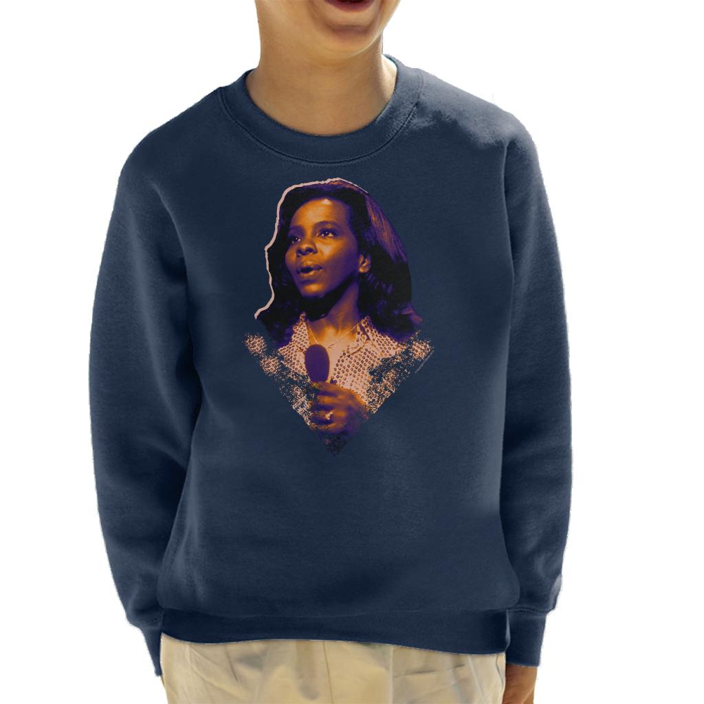 TV Times Soul Singer Gladys Knight 1971 Kids Sweatshirt-ALL + EVERY