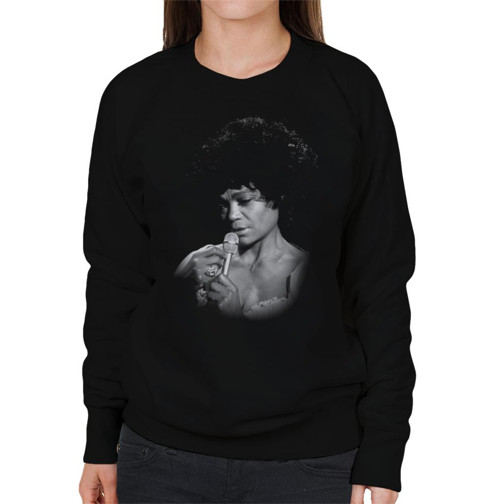 TV Times Singer Eartha Kitt 1973 Women's Sweatshirt-ALL + EVERY