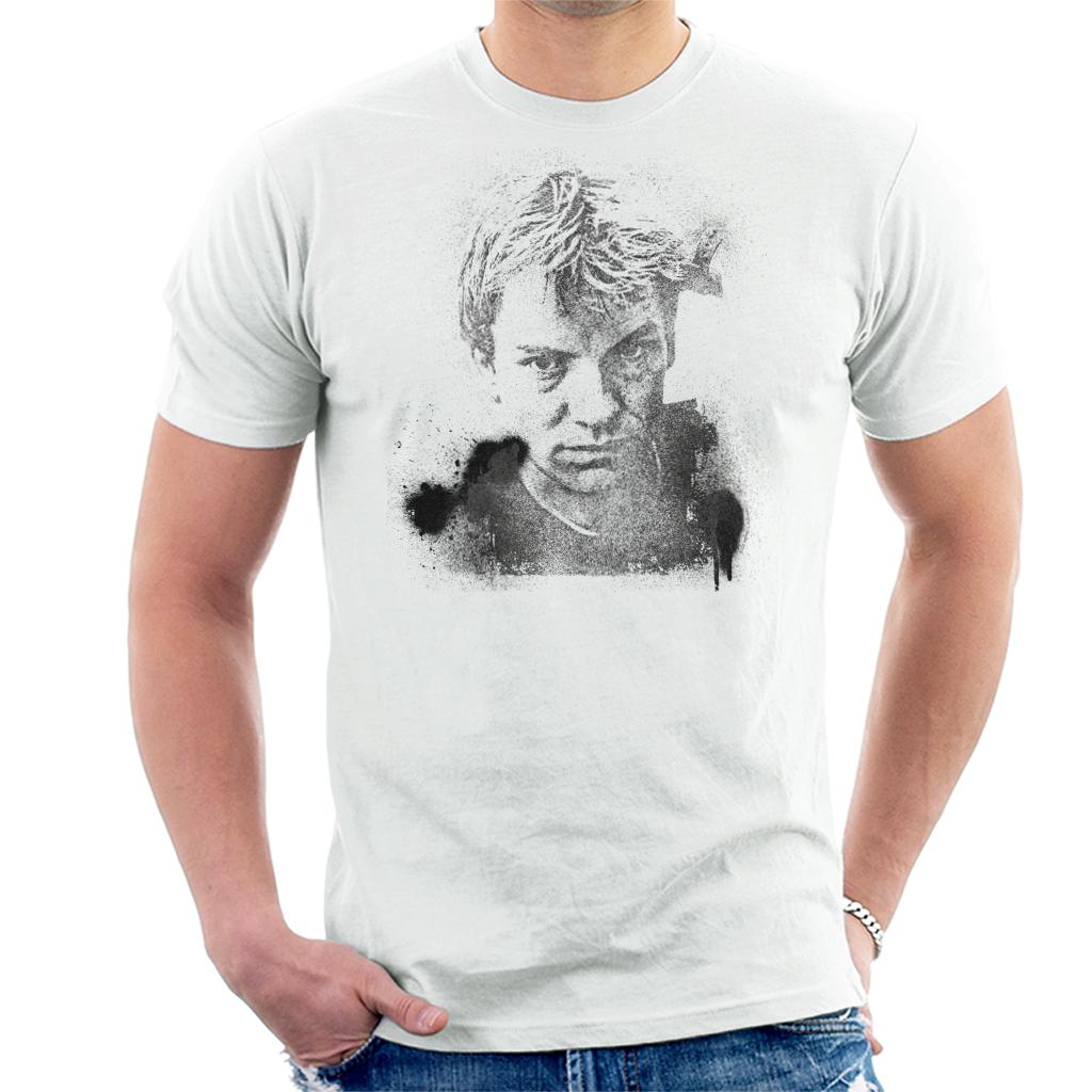 TV Times Portrait Of Musician Sting Men's T-Shirt-ALL + EVERY