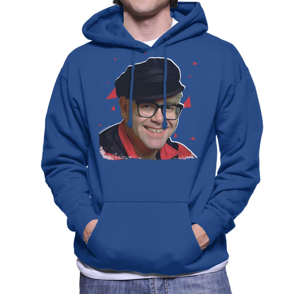 TV Times Pop Singer Elton John 1989 Men's Hooded Sweatshirt-ALL + EVERY