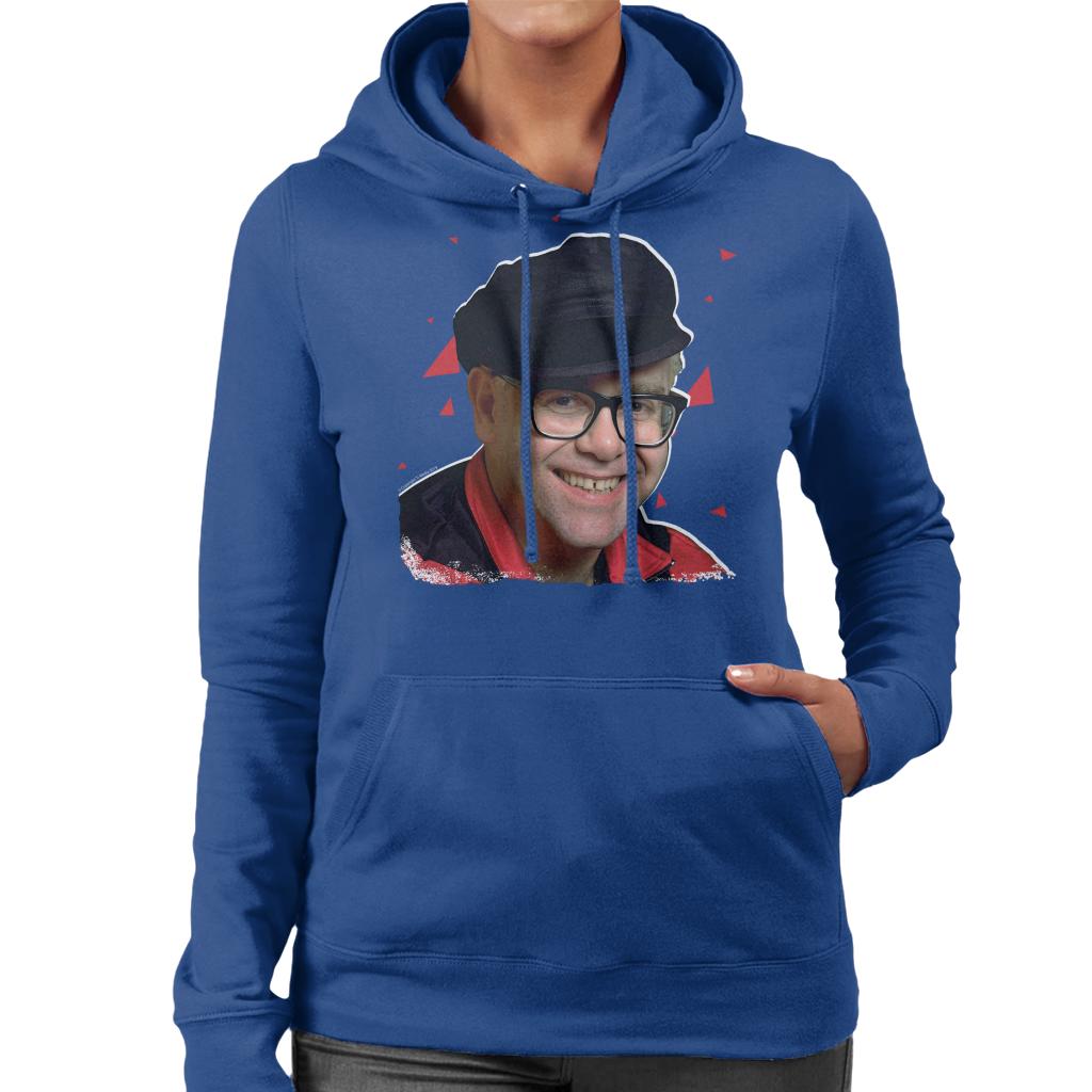 TV Times Pop Singer Elton John 1989 Women's Hooded Sweatshirt-ALL + EVERY