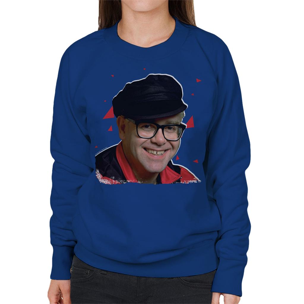 TV Times Pop Singer Elton John 1989 Women's Sweatshirt-ALL + EVERY