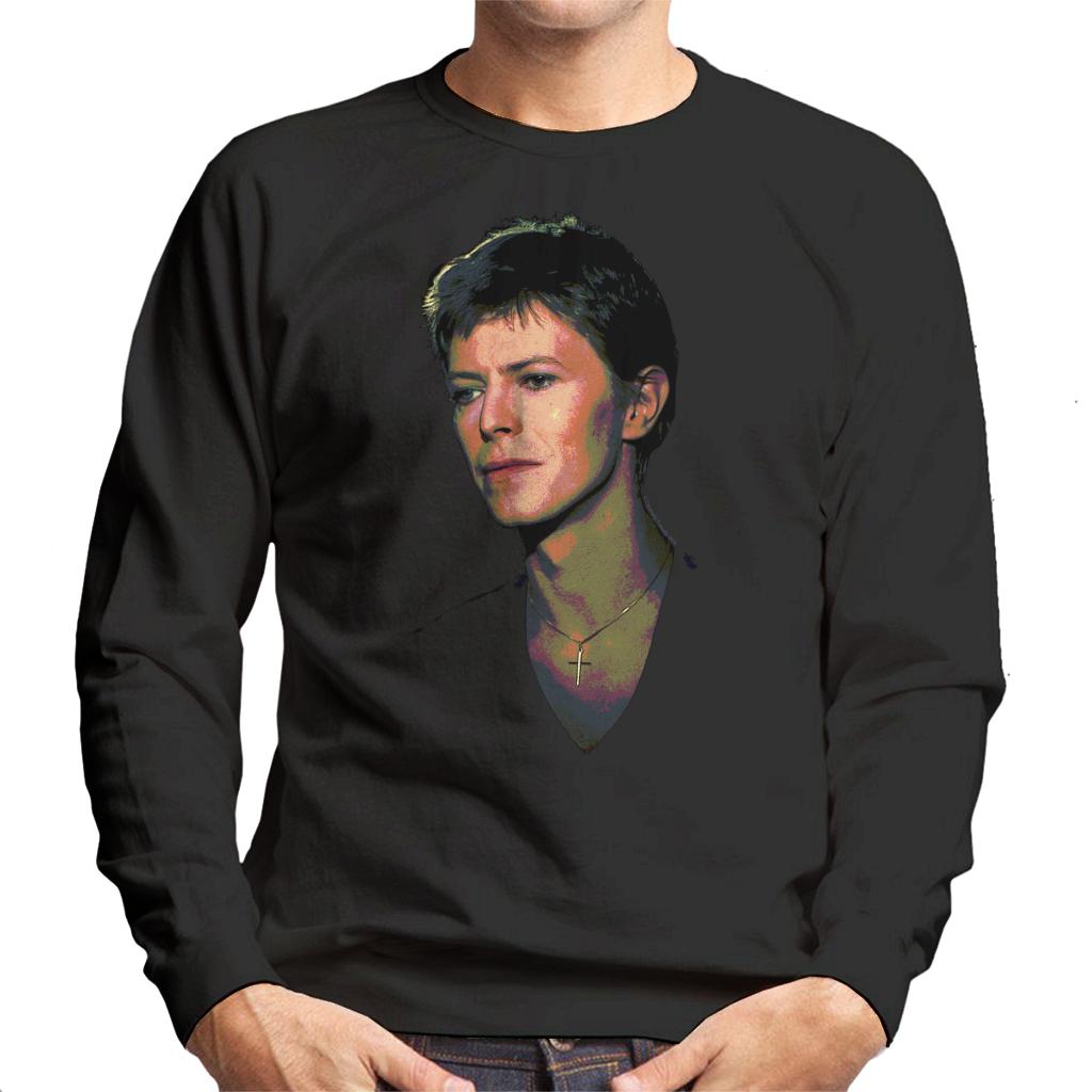 TV Times Pop Star David Bowie 1977 Men's Sweatshirt-ALL + EVERY