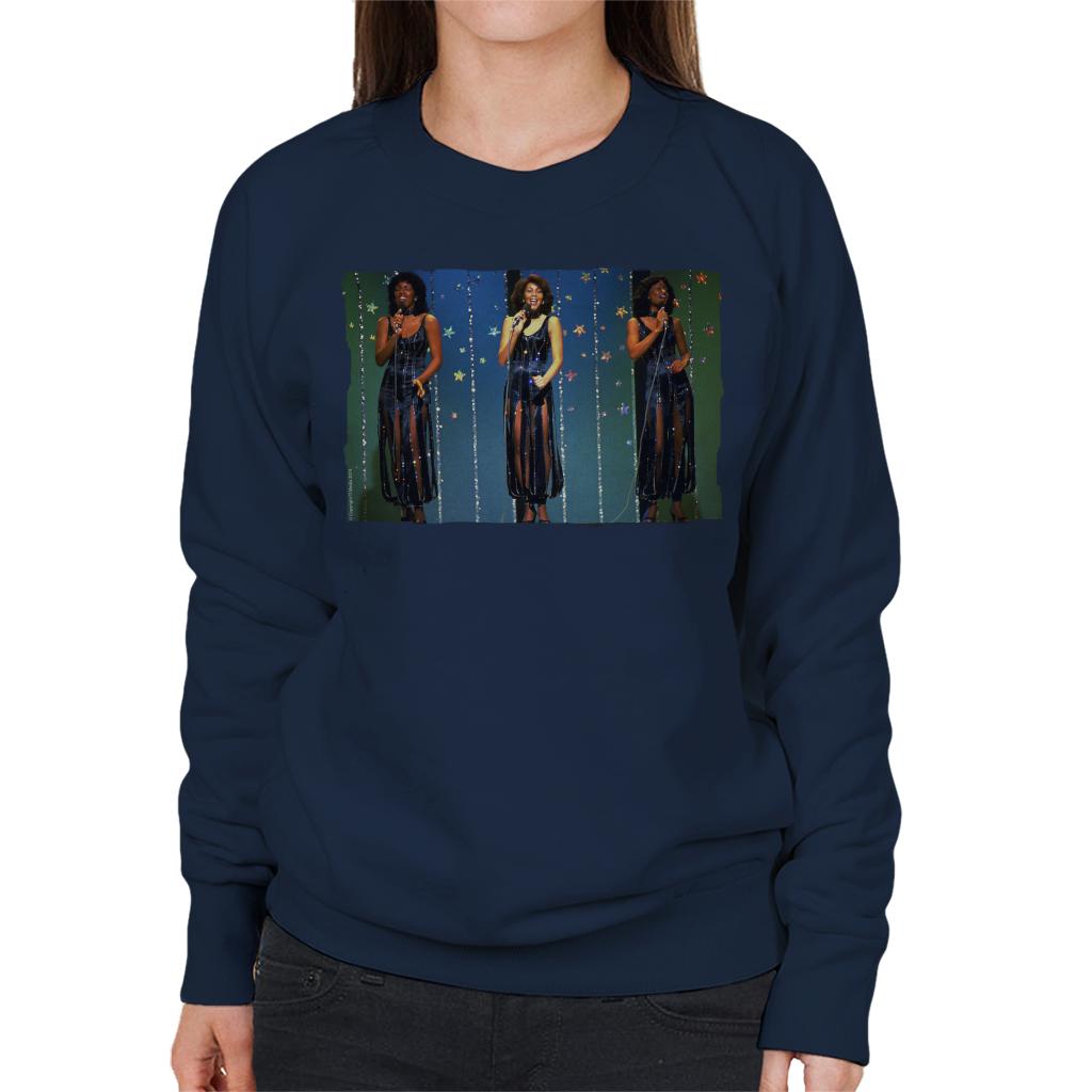 TV Times The Three Degrees Pop Group Performing Women's Sweatshirt-ALL + EVERY