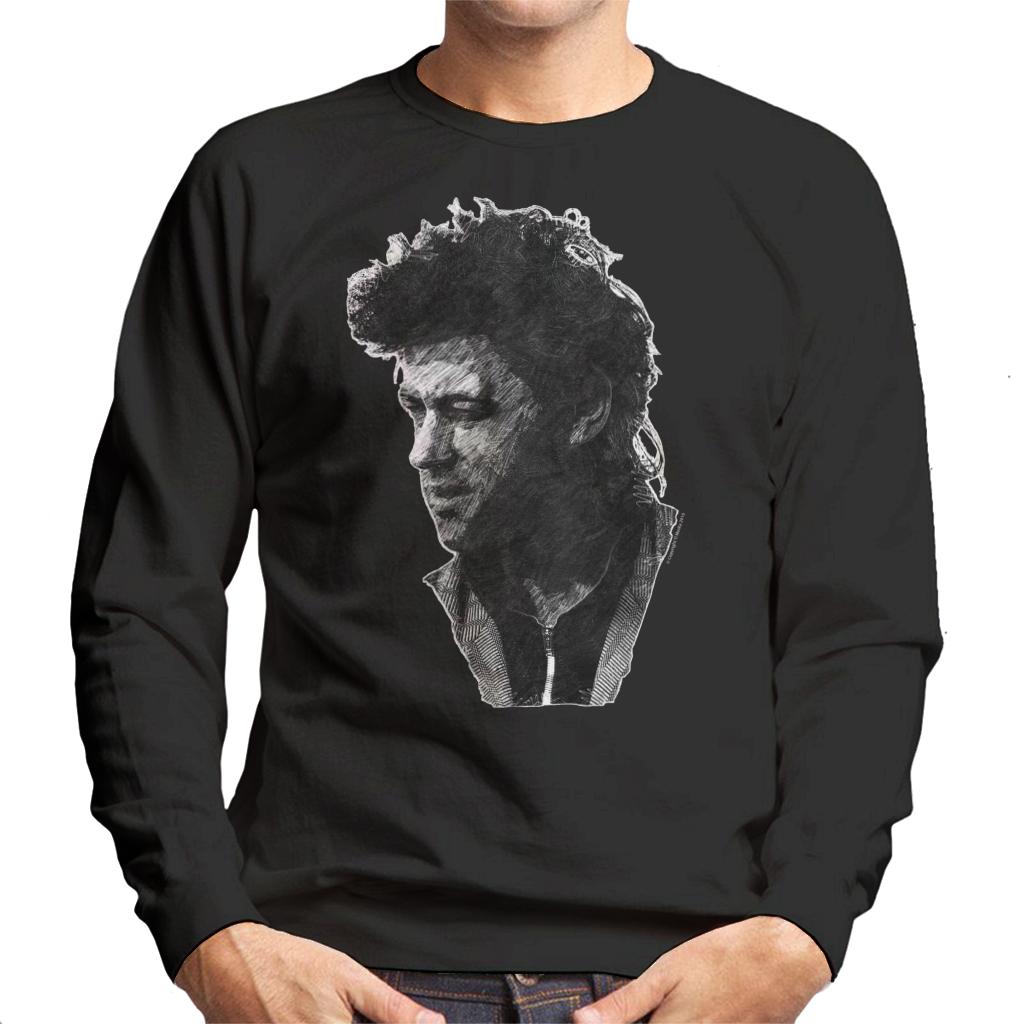 TV Times Pop Singer Bob Geldof 1986 Men's Sweatshirt-ALL + EVERY