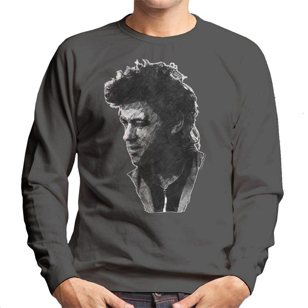 TV Times Pop Singer Bob Geldof 1986 Men's Sweatshirt-ALL + EVERY