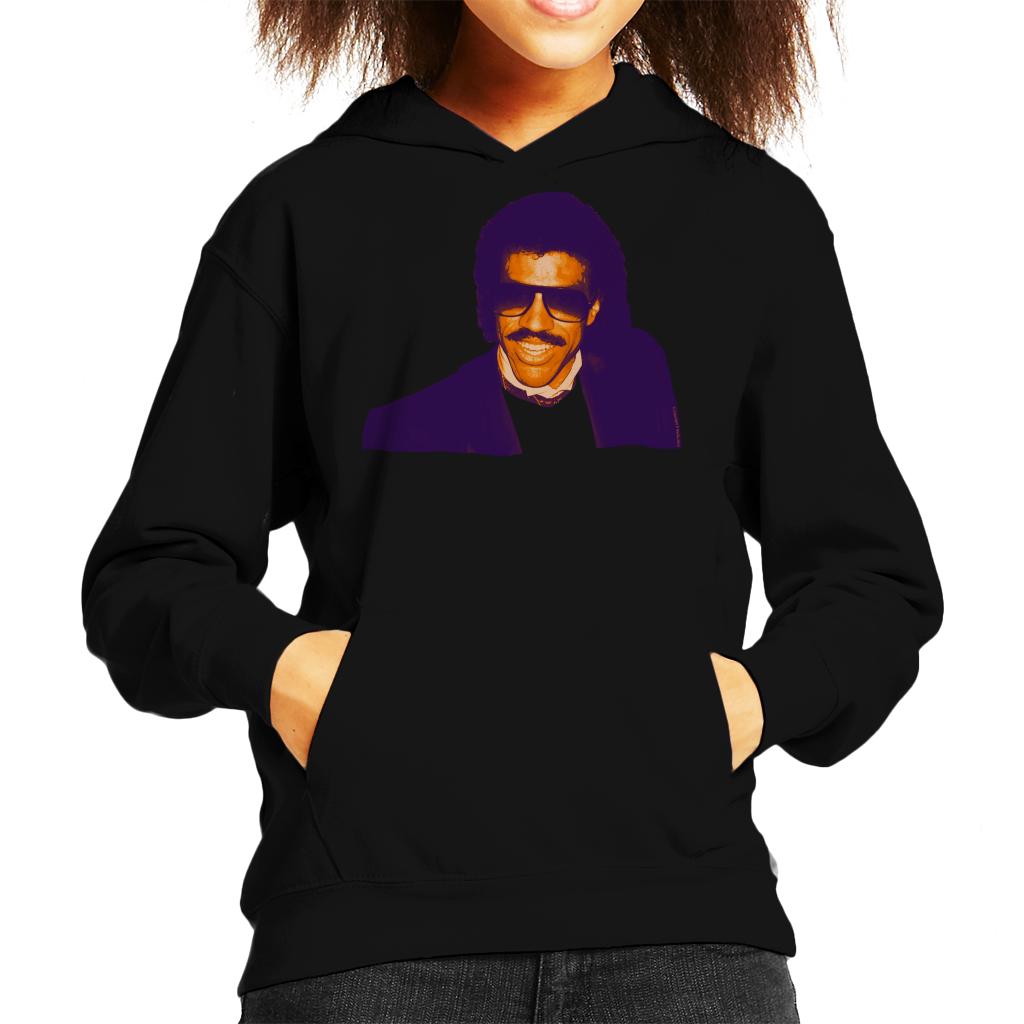 TV Times Pop Singer Lionel Richie 1985 Kids Hooded Sweatshirt-ALL + EVERY