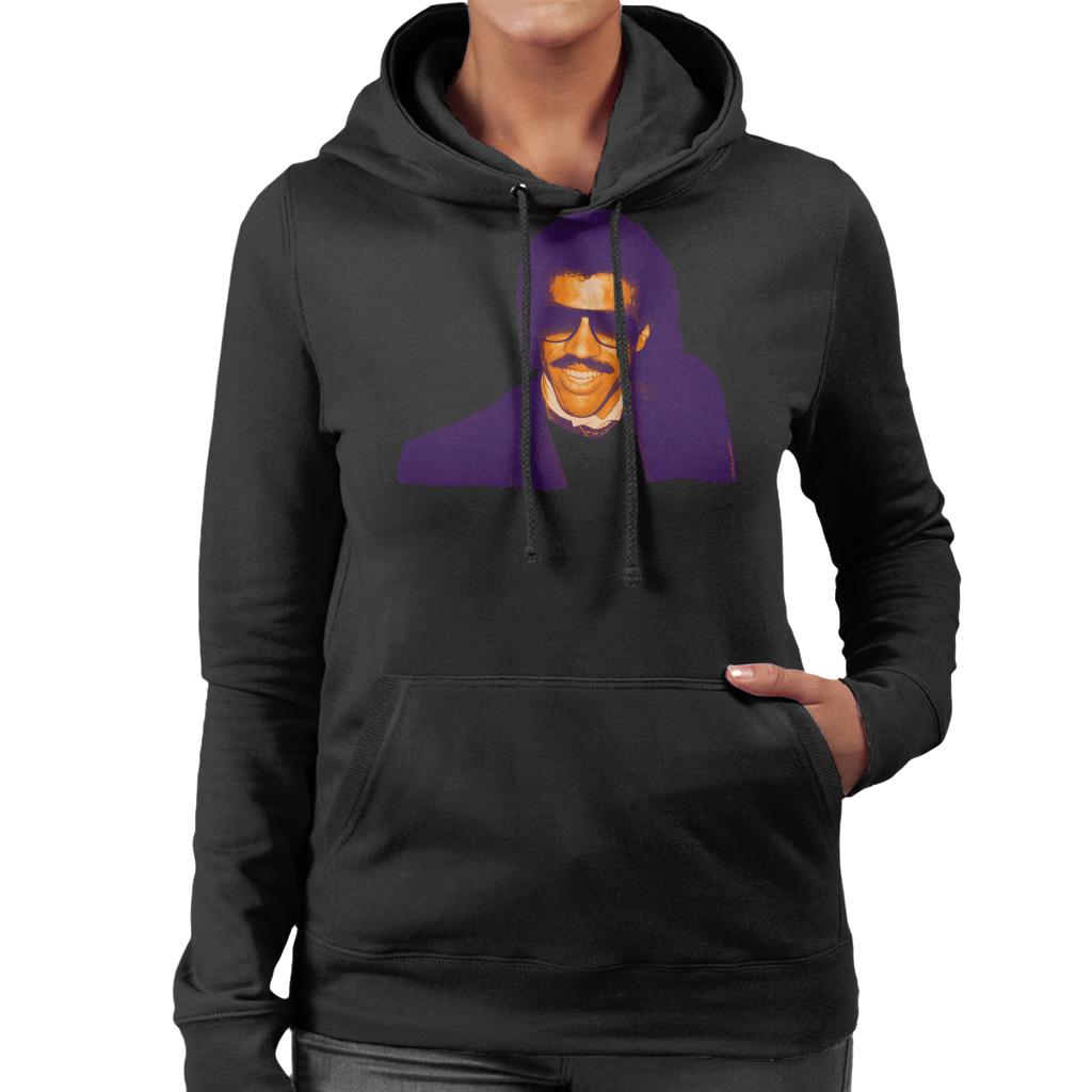 TV Times Pop Singer Lionel Richie 1985 Women's Hooded Sweatshirt-ALL + EVERY