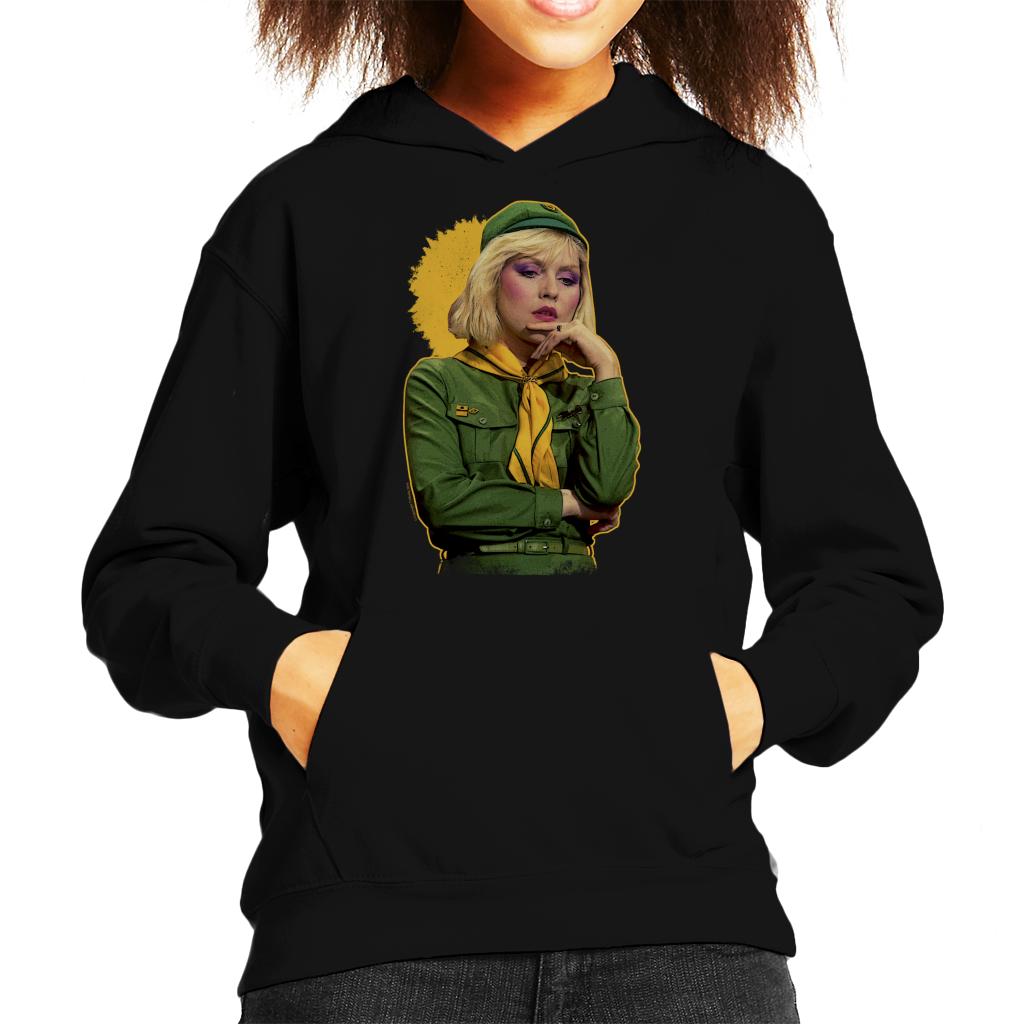 TV Times Debbie Harry Blondie In A Girl Guide Uniform Kids Hooded Sweatshirt-ALL + EVERY