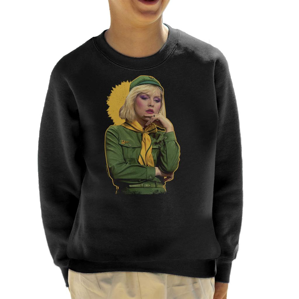 TV Times Debbie Harry Blondie In A Girl Guide Uniform Kids Sweatshirt-ALL + EVERY