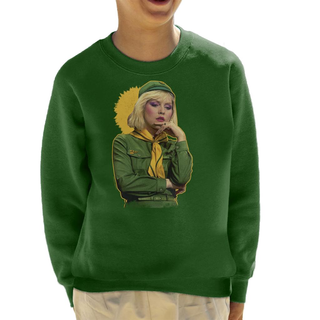 TV Times Debbie Harry Blondie In A Girl Guide Uniform Kids Sweatshirt-ALL + EVERY