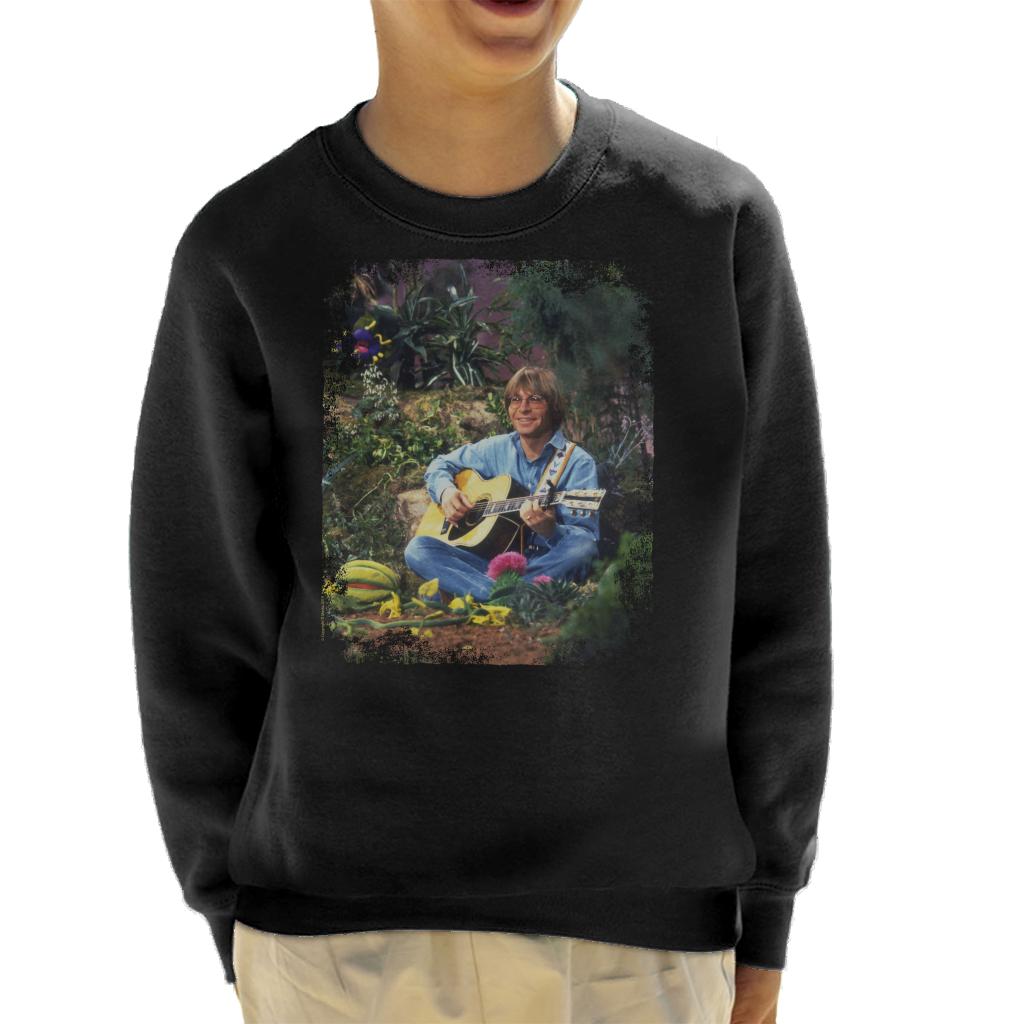 TV Times John Denver Perfomring On The Muppet Show Kids Sweatshirt-ALL + EVERY