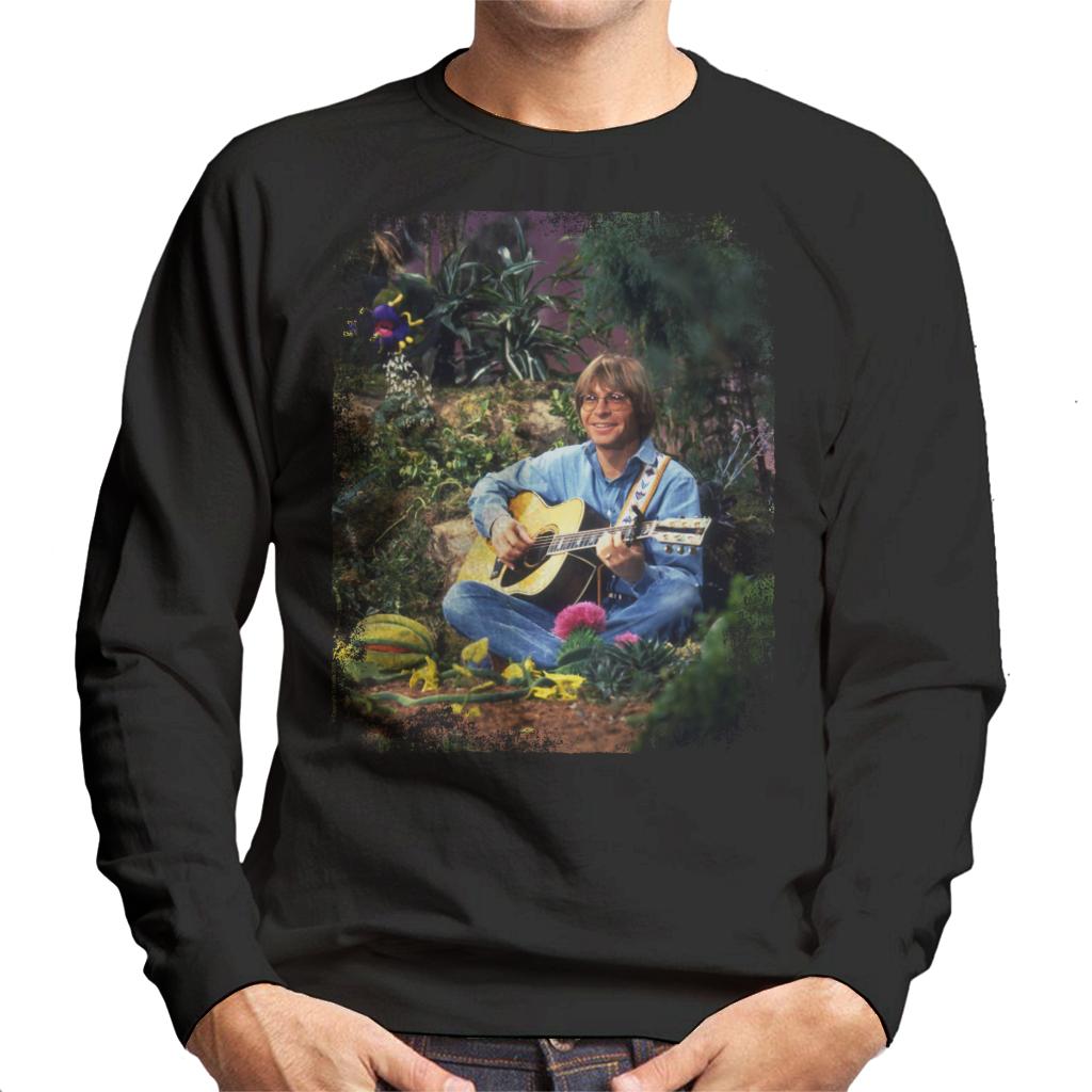 TV Times John Denver Perfomring On The Muppet Show Men's Sweatshirt-ALL + EVERY