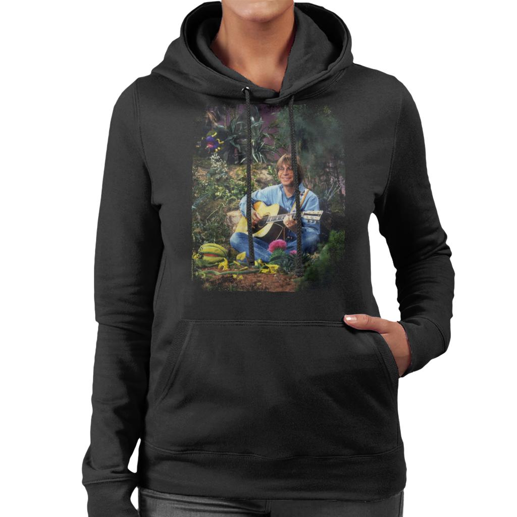 TV Times John Denver Perfomring On The Muppet Show Women's Hooded Sweatshirt-ALL + EVERY