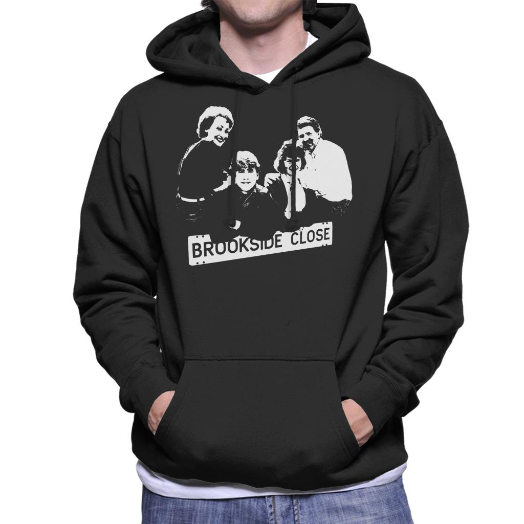 TV Times Brookside Cast 1985 Men's Hooded Sweatshirt