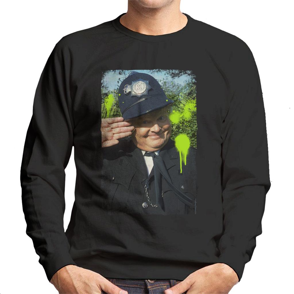 TV Times Comedian Benny Hill As Policeman 1989 Men's Sweatshirt