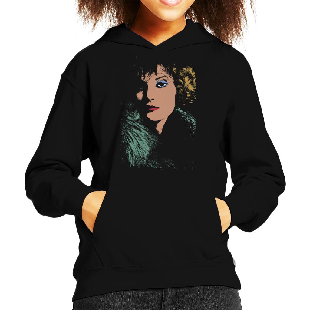 TV Times Singer And Model Sandy Shaw Kids Hooded Sweatshirt